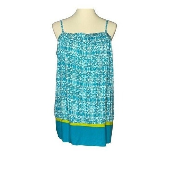 Lane Bryant Aqua blue top 18-20 - Picture 6 of 6